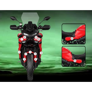 PPF folia - YAMAHA TRACER 9 /GT 21-24
